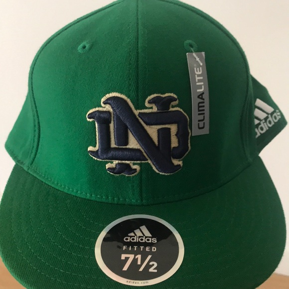 adidas Other - Authentic Notre Dame Adidas fitted hat